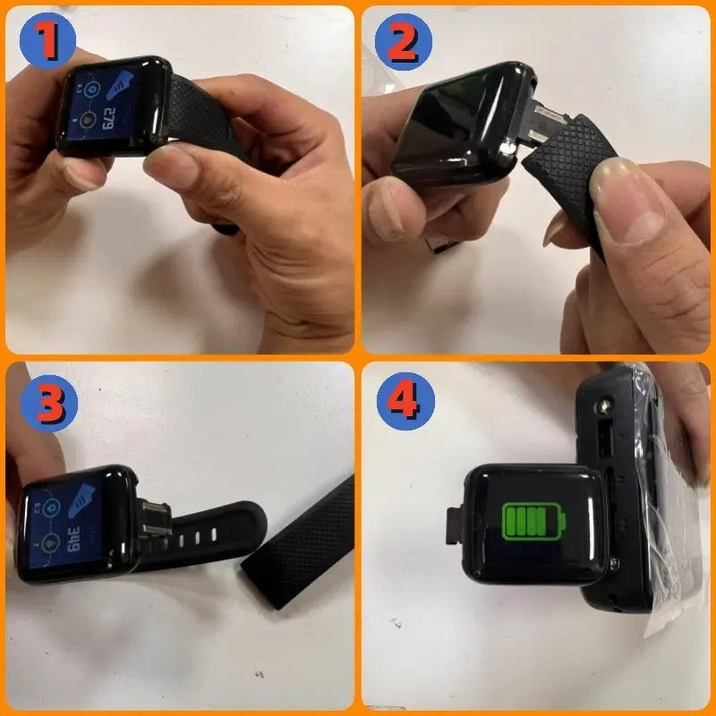 D18 Smartwatch Circular Color Screen With Multiple Sports Modes Call Information Reminder Photo Taking Music Smart Bracelet D20