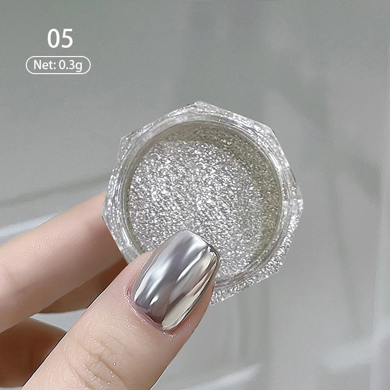 1 Box Red Cat Magnetic Powder Water Light Pink Cat Magnetic Effect Nail Chrome Pigment Dust Manicure New Year Nail Art Supplies