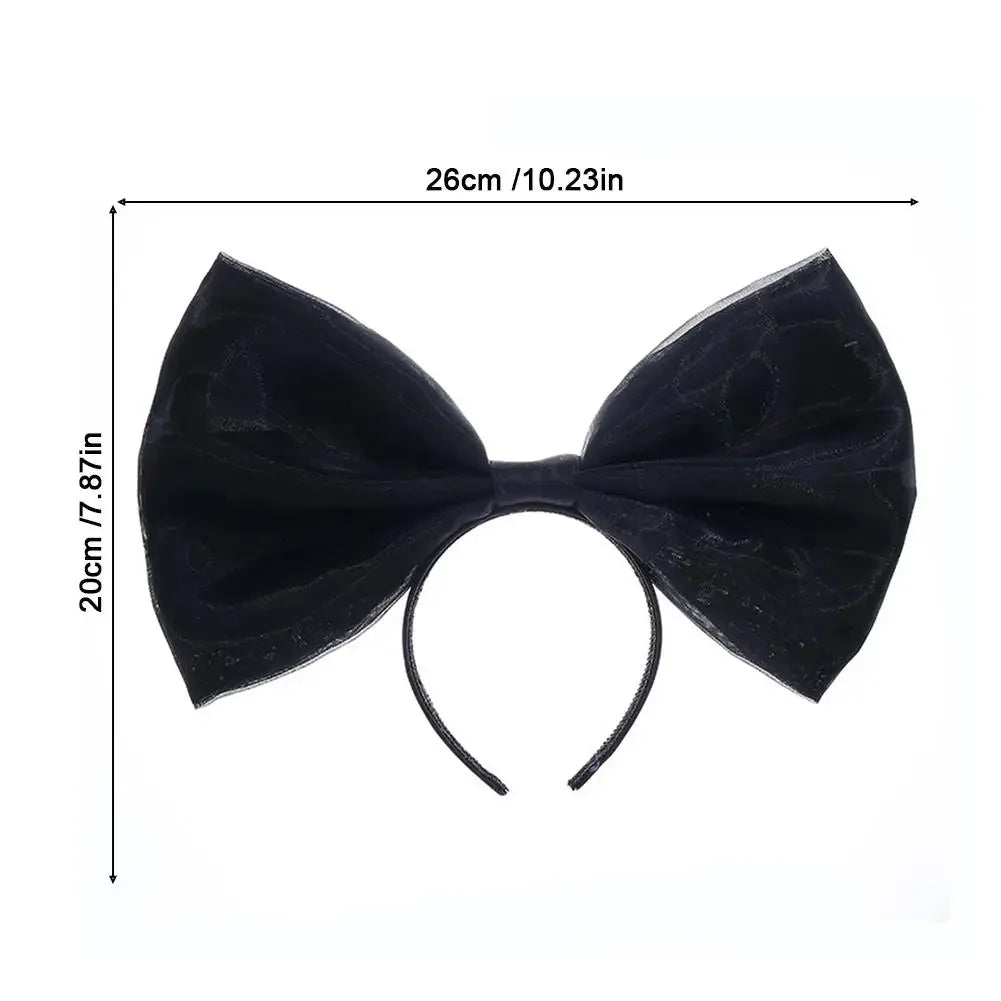 Pink Black big Bow Knot Hairbands Hairpin for Women Girls Hair Accessories Hair Band Ties Headbands for Children Headdress