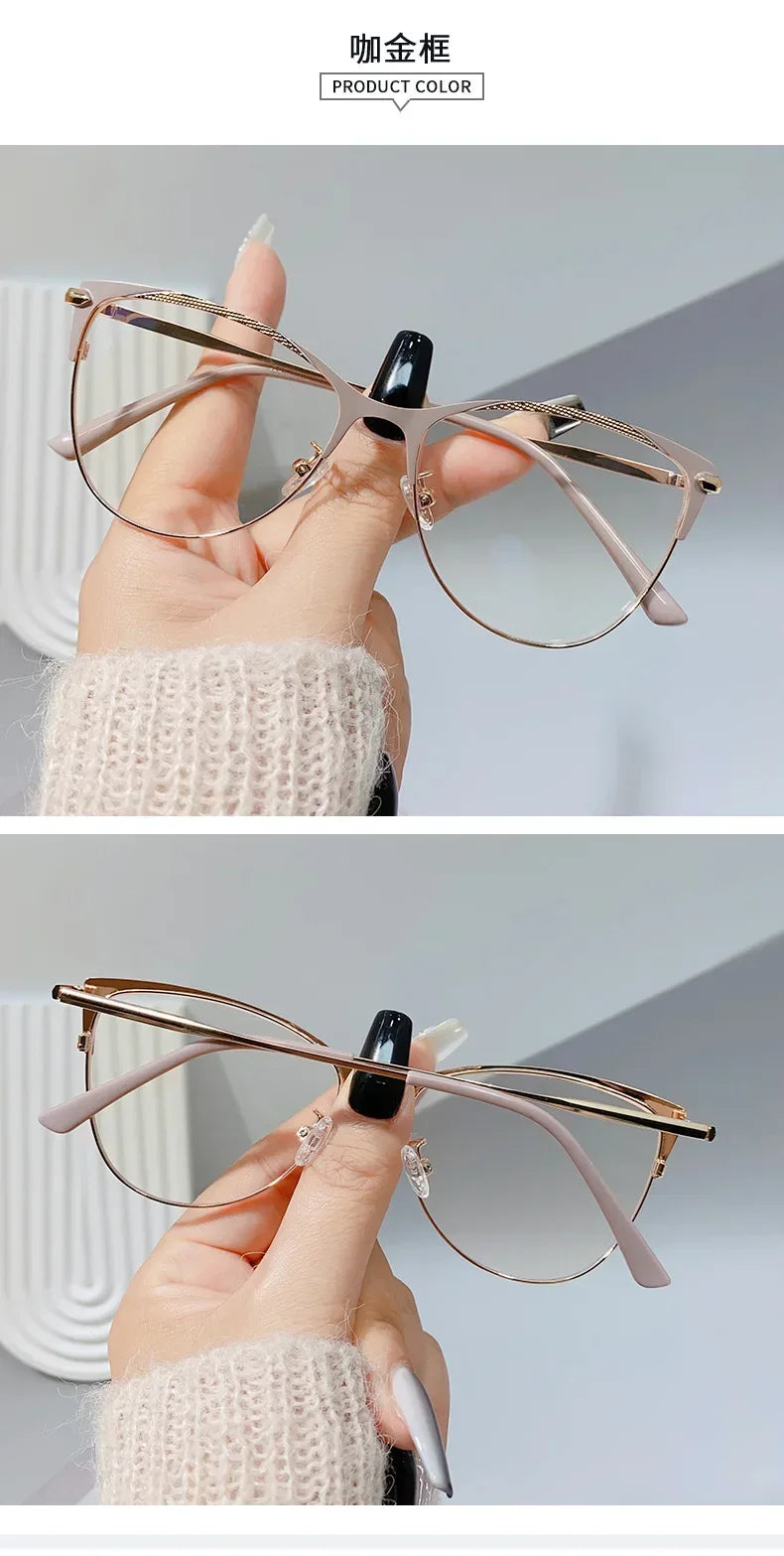 Fashion Luxury Women Transparent Anti Blue Light Glasses Computer Eyewear Frame Men Brand Designer Optical Spectacle Eyeglasses
