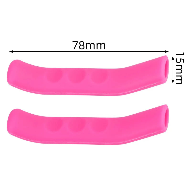 1 Pair Bicycle Brake Handle Cover Silicone Sleeve MTB Road Bike Cycling Brake Lever Protector Cover Mountain Bike Accessories