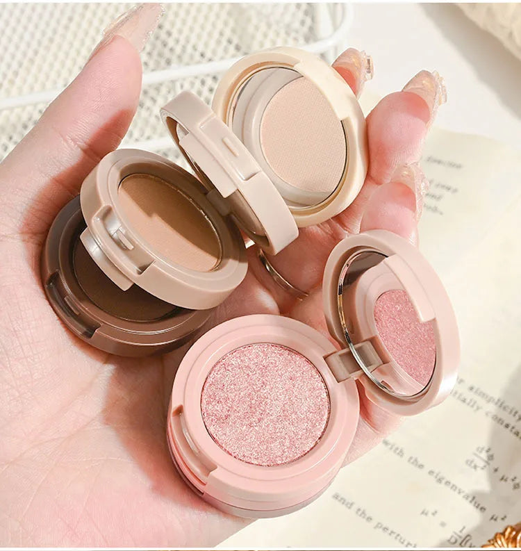 3-in-1 Makeup Palette Matte Pearlescent Eyeshadow Blush Highlighter Contouring Three-layer All-in-one Palette Brightening Skin