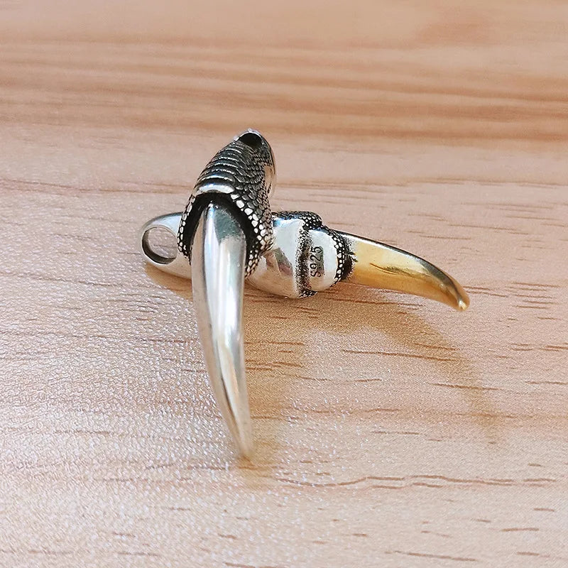 Vintage Punk Dragon Claw Pendant Necklace for Men Personality Biker Pendant Hip Hop Rock Party Jewelry Gifts