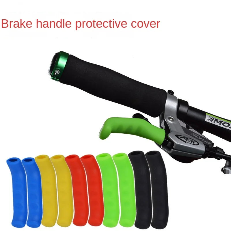 1 Pair Bicycle Brake Handle Cover Silicone Sleeve MTB Road Bike Cycling Brake Lever Protector Cover Mountain Bike Accessories