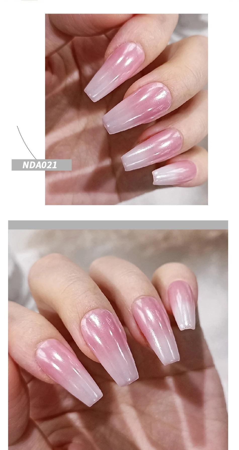 NICOLE DIARY Bright White Pearl Nail Powder Moonlight Plating Mirror Aurora Effect Pigments UV Gel Polish Chrome Dust Nail Decor