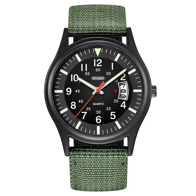Fashion Mens Watch Nylon Watches Luxury Men Quartz Calendar Date Wristwatch Relogio Masculino Часы Мужские Reloj Hombre