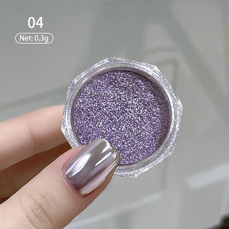 1 Box Red Cat Magnetic Powder Water Light Pink Cat Magnetic Effect Nail Chrome Pigment Dust Manicure New Year Nail Art Supplies