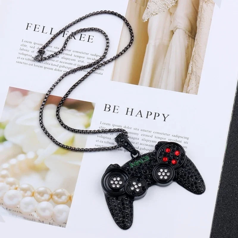 Classic Fashion Punk High Quality Metal Male and Female Hip-hop Pendant Necklace Slip Chain Jewelry