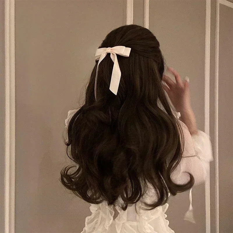 1/2pcs Star Bowknot Hair Clips for Girls Kawii Barrettes Cute Hair Accessoires Kids Colored Ribbon Woman Hairpins Hairgrip Gifts