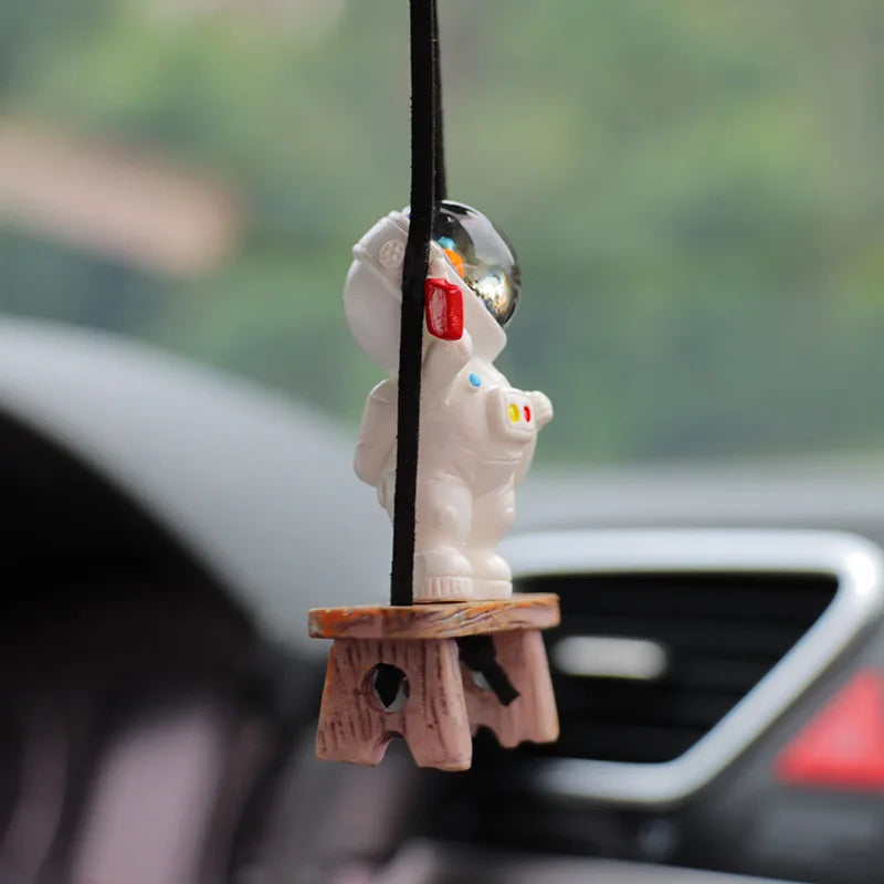 Car Accessories Interior Fun Ornaments Adorn Decors Car Decoration Creative Astronaut Pendant