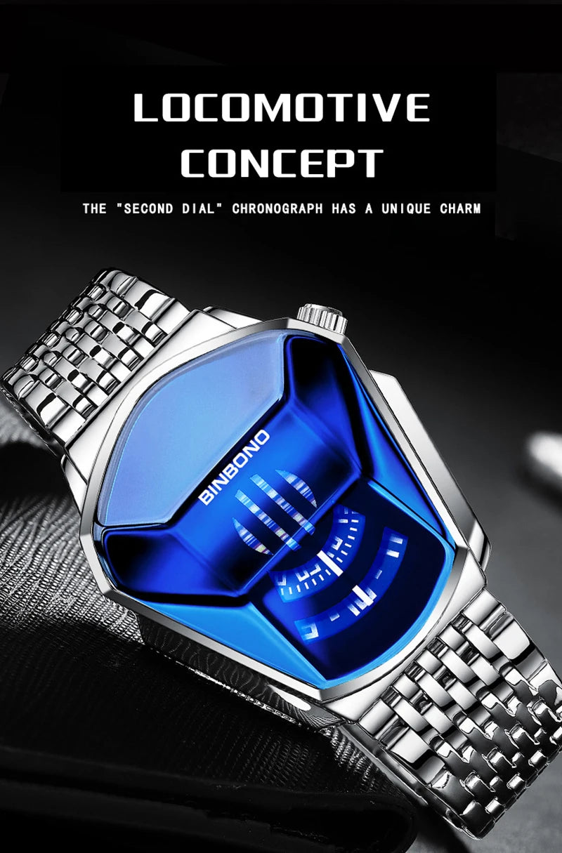 UTHAI New Men's Watch Fashion Luxury Creative New Concept Luminous Calendar Waterproof Small Tripod Quartz Watch RELOJ HOMBRE