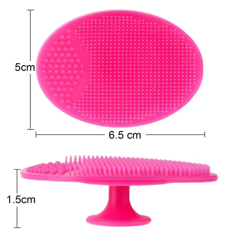 Men Facial Cleaning Brush Scrubber Silicone Miniature Face Deep Clean Shave Massage Face Scrub Brush Face Cleaner