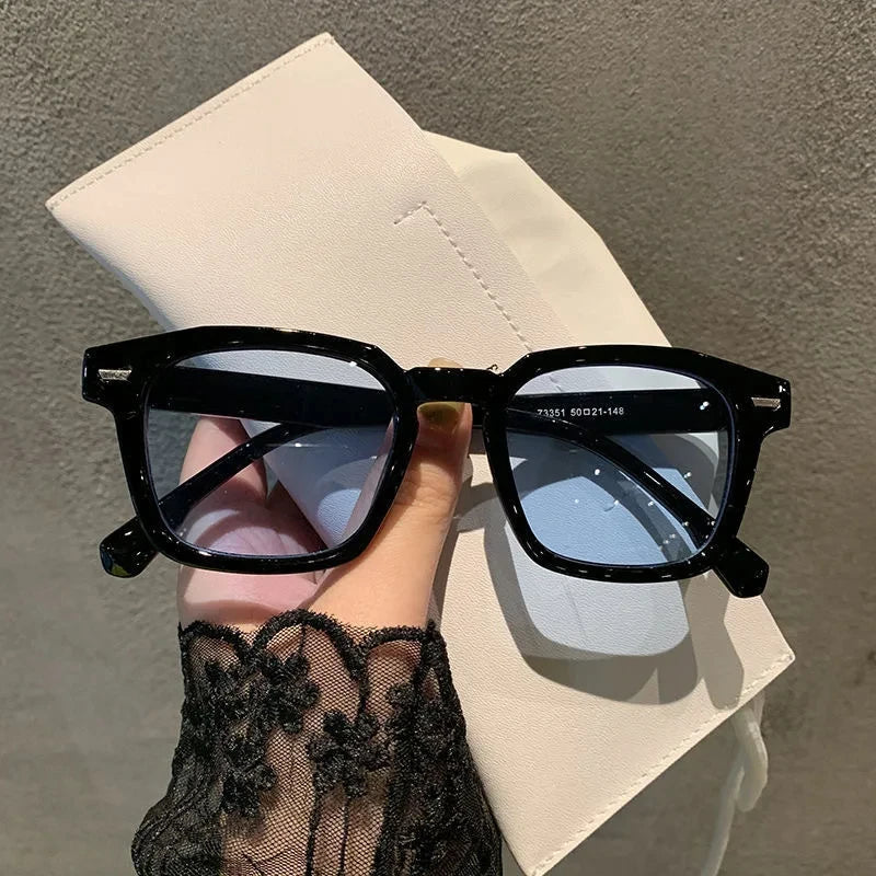 Vintage Sunglasses  Unisex Rectangle Fashion Design Retro Sun Glasses Female Lady Eyeglass Cat Eye Casual Goggles 2023 New