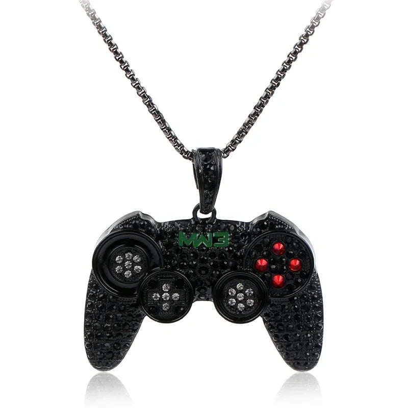 Classic Fashion Punk High Quality Metal Male and Female Hip-hop Pendant Necklace Slip Chain Jewelry