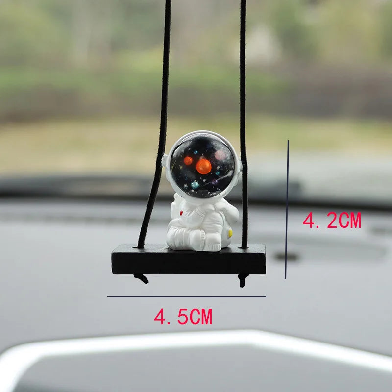 Car Accessories Interior Fun Ornaments Adorn Decors Car Decoration Creative Astronaut Pendant