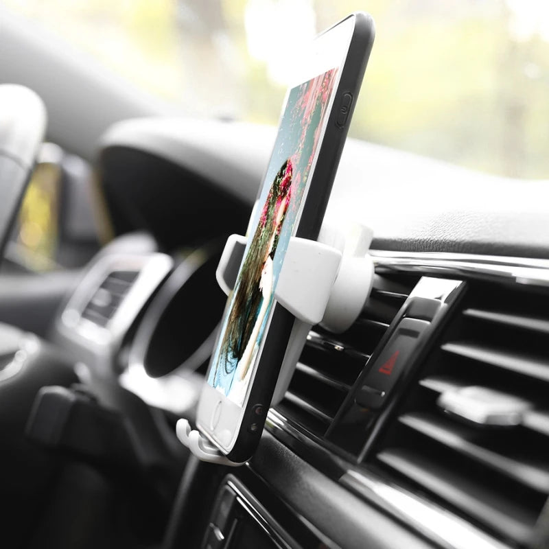 Universal Gravity Auto Phone Holder Car Air Vent Clip Mount Mobile Phone Holder CellPhone Stand Support for Cellphone for IPhone