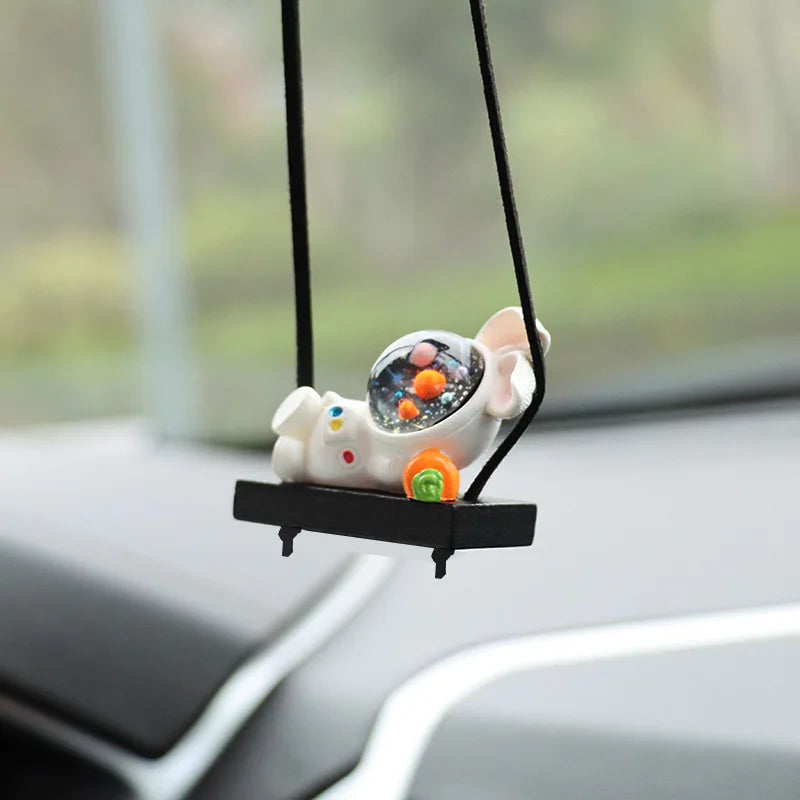 Car Accessories Interior Fun Ornaments Adorn Decors Car Decoration Creative Astronaut Pendant