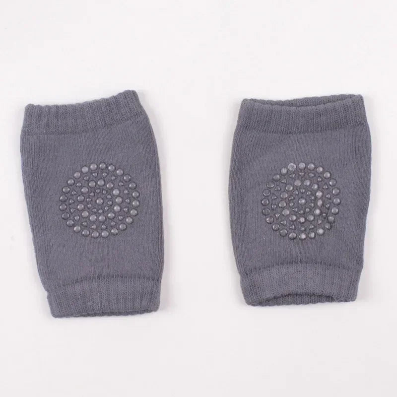 Infant Knee Pads Plain Color Glue Point Anti-Slip Children Knee Breathable Movement Summer Baby Crawling Elbow Pads