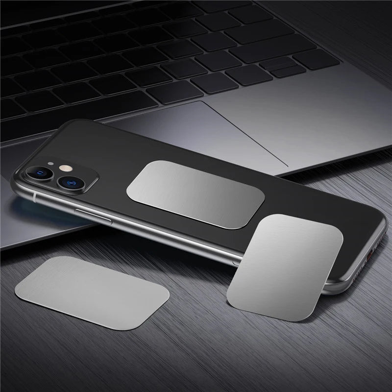 Magnetic Metal Plate for Car Phone Holder Stand Round Square Sticker iron Sheet for Cellphone Tablet Magnet Disk Desk Car Stand