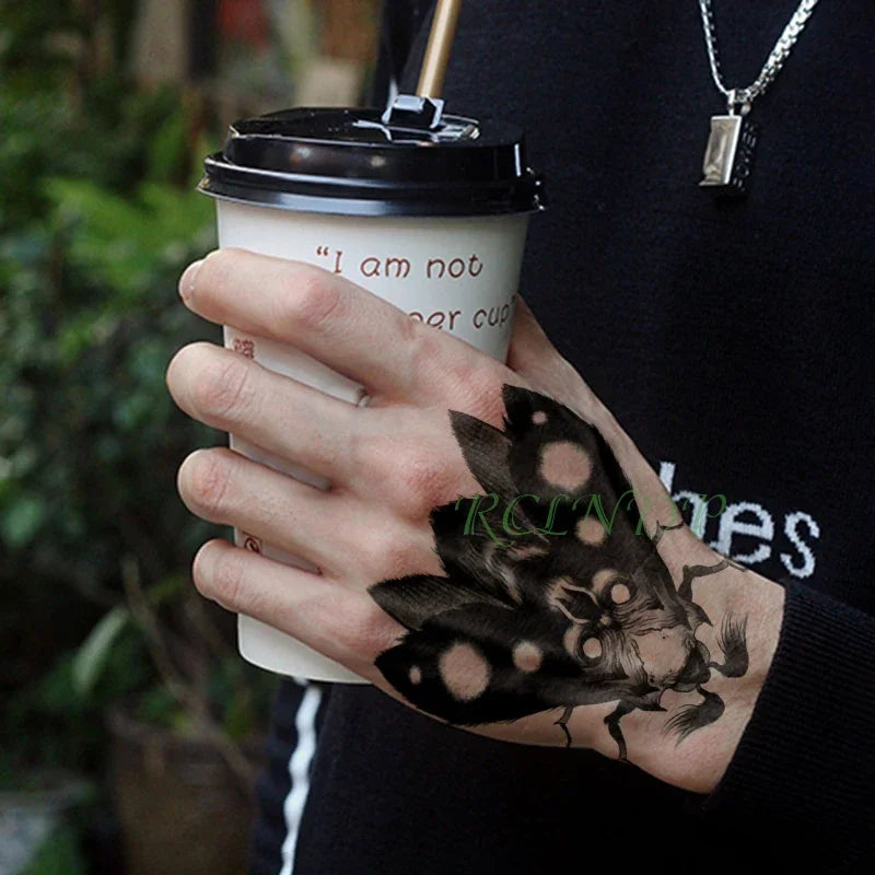 Waterproof Temporary Tattoo Sticker Rose Flower Fake Tatto Personality Flash Tatoo Hand Arm Foot Back Tato for Girl Women Men