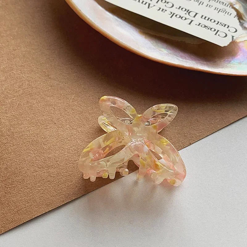 Half Tie Hair Clip Female Back of Head Clip Butterfly Grab Clips New Shark Clip Shattered Hair Clips Advanced Sense Hair 집게핀