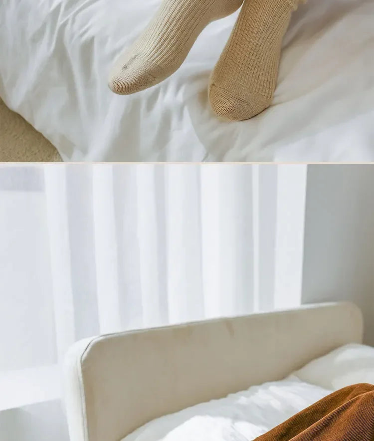 Winter Cashmere Wool Woman Socks Solid Cream Color Harajuku Retro Long Socks Women Girls Thermal Crew Sock Calcetines Mujer New