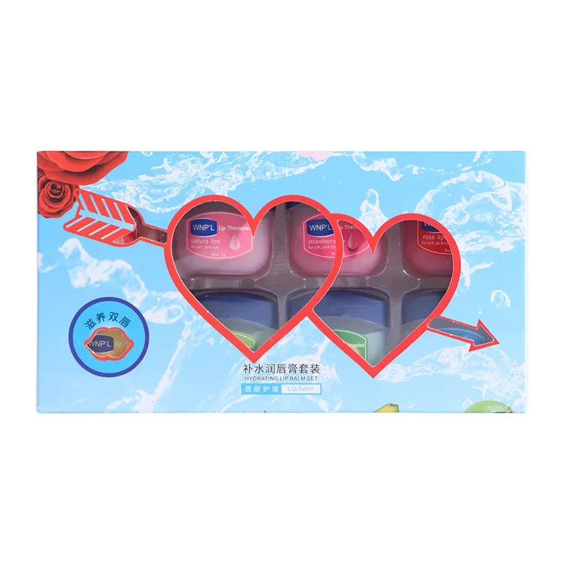 4/6/8 Pieces Set Vaseline Lip Balm Moisturizing Lip Mask Repairing Lips for Men and Women Fade Lip Lines Korea Lip Cream