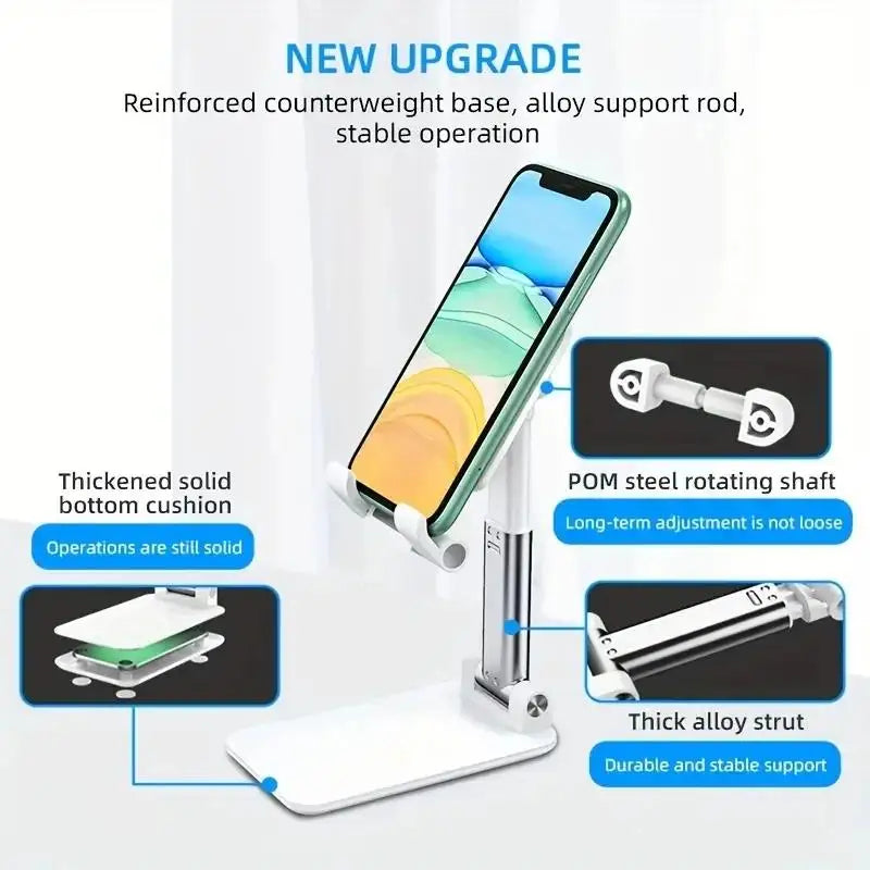 Foldable Phone Holder Universal Adjustable Multi-function Desktop Holder Stand For Xiaomi iPhone iPad Tablet Huawei Lazy Bracket