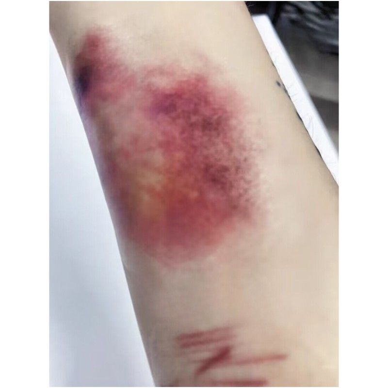Halloween Wound Bruising Temporary Tattoos for Women Man Arm Cosplay Waterproof Tattoo Stickers Art Lasting Punk Fake Tattoo