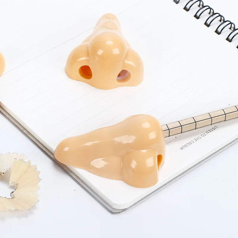 Creative Nose Pencil Sharpeners Funny Pencil Cutting Tools School Supplies Student Stationery Classroom Teacher Rewards Gift