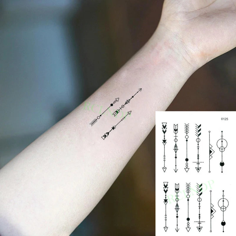 Waterproof Temporary Tattoo Sticker Anime Cartoon Kids Sea Love Pattern Flash Tatoo Fake Tatto Body Art for Woman Men