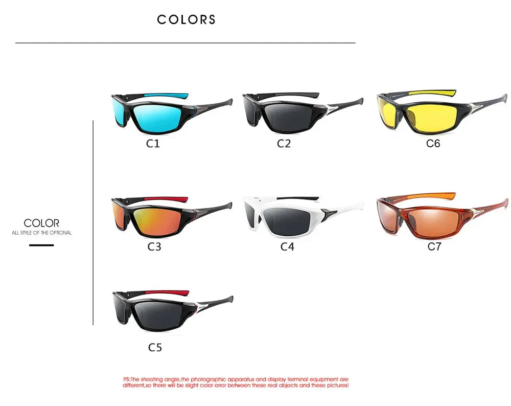 2024 Unisex 100% UV400 Polarised Driving Sun Glasses For Men Polarized Stylish Sunglasses Retro Fashion Male Goggle Eyewears