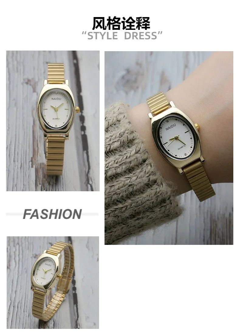 Brand Women Watch Adjustable Stainless Steel Strap Ladies Quartz Watches Luxury Gift Simple Fashion Wristwatches Dropshipping