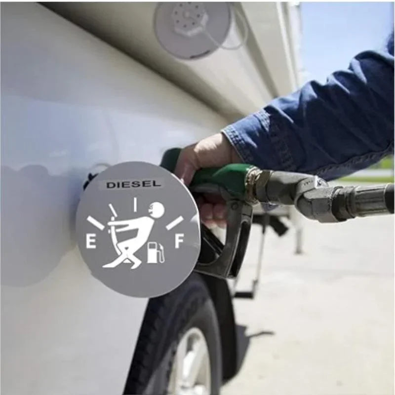 Funny Creative Reflective Car Fuel Tank Cover Stickers Reflective Auto Stickers Car Decoration Accessories