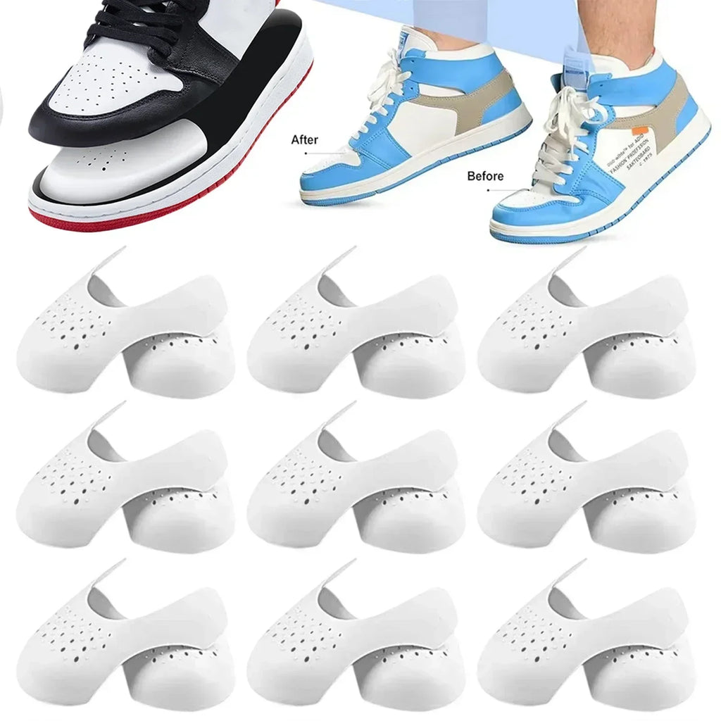 5Pairs Anti Crease Shoe Head Protector for Casual Sneaker Anti Wrinkle Shoe Toe Caps Support Stretcher Expander Shoes Protection