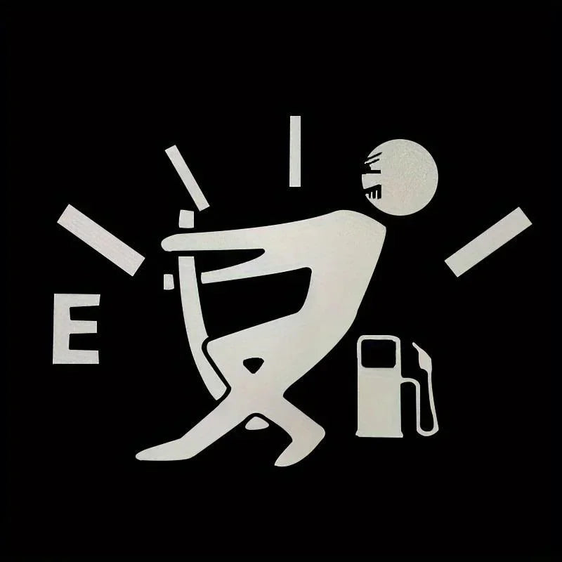 Funny Creative Reflective Car Fuel Tank Cover Stickers Reflective Auto Stickers Car Decoration Accessories