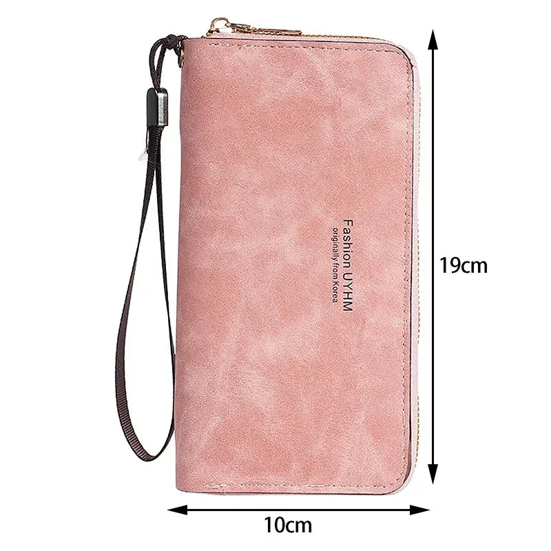 2024 Fashion Ladies Holding Long Wallets for Women Handbag Multi-function Card Mobile Phone Bag for Women Change Lady Purse