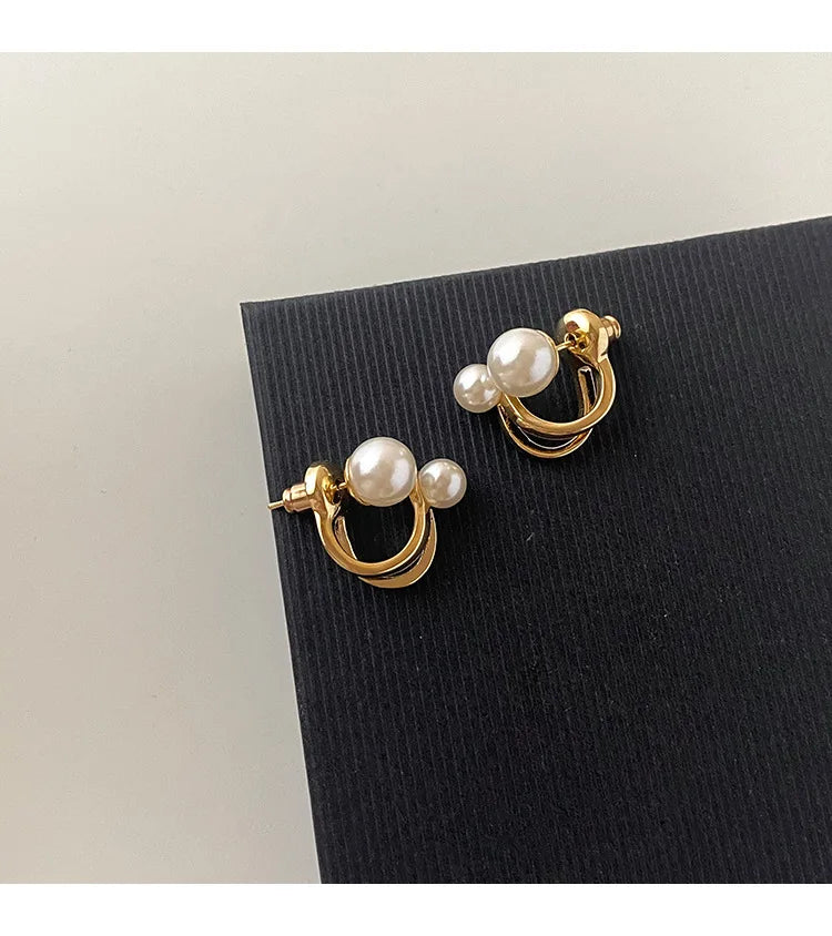 Fashion Classic Pearl Earrings for Women Senior Temperament Girls Retro Style Ear Rings Girlfriend Gifts Banquet Souvenirs