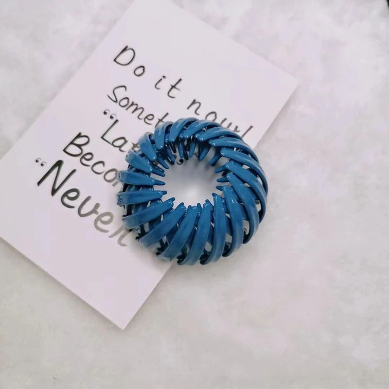 Ponytail Hair Rings Clips Hair Clips Women Bird Nest Shaped Hair Hairpin Simple Magic Lazy Braider Tool Women Hair Accessories