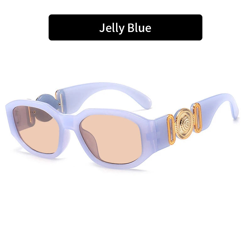 Vintage Square Sunglasses Women Men Luxury Brand Designer Sun Glasses Travel Shades Retro Eyewear UV400 Zonnebril Voor Mannen