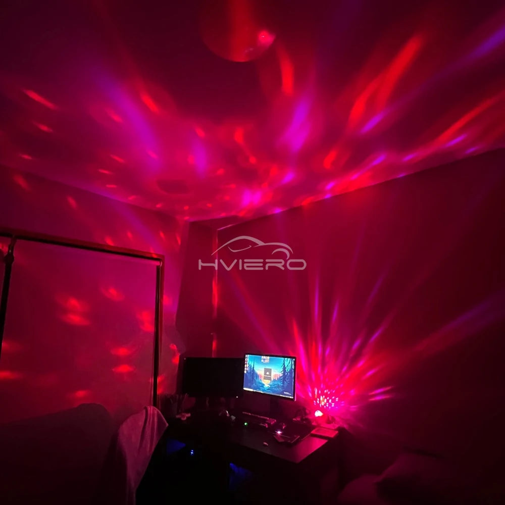 Car DJ RGB Music Sound Colorful LED Mini Mushroom Atmosphere Lights Auto USB-C IOS Holiday Party Karaoke Welcome Decoration 5V