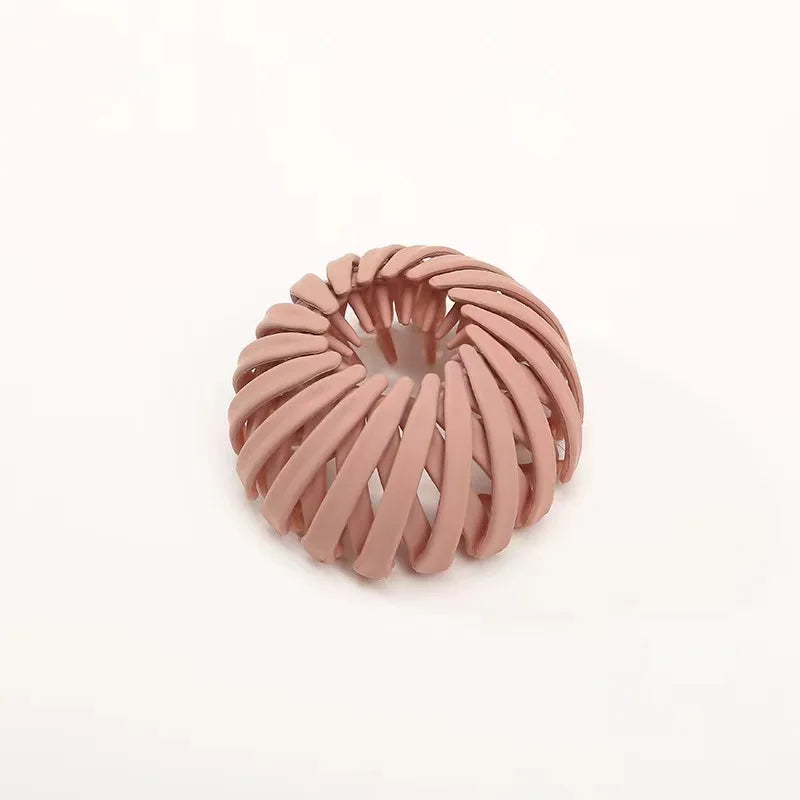 Ponytail Hair Rings Clips Hair Clips Women Bird Nest Shaped Hair Hairpin Simple Magic Lazy Braider Tool Women Hair Accessories