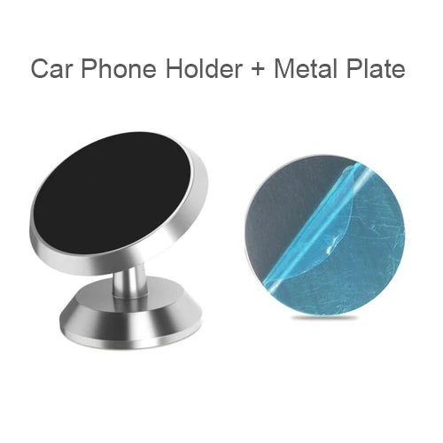Metal Magnetic Car Phone Holder Mobile Cell Phone Holder Stand Magnet Mount Bracket In Car For iPhone 13 12 Samsung Redmi Xiaomi