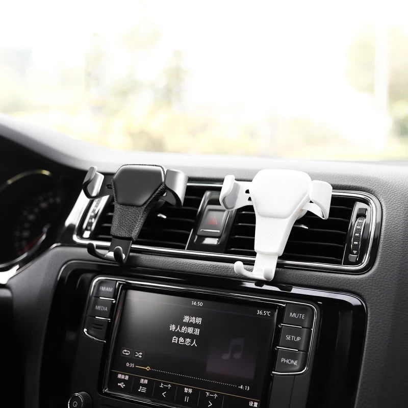 Universal Gravity Auto Phone Holder Car Air Vent Clip Mount Mobile Phone Holder CellPhone Stand Support for Cellphone for IPhone