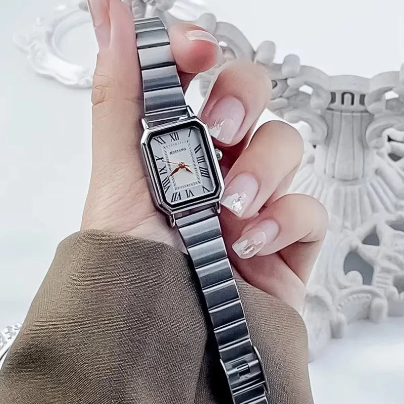 Brand Luxury Women Quartz Watch Casual Fashion Adjustable Stainless Steel Strap Wristwatch Ladies Gifts Watches Reloj De Mujer