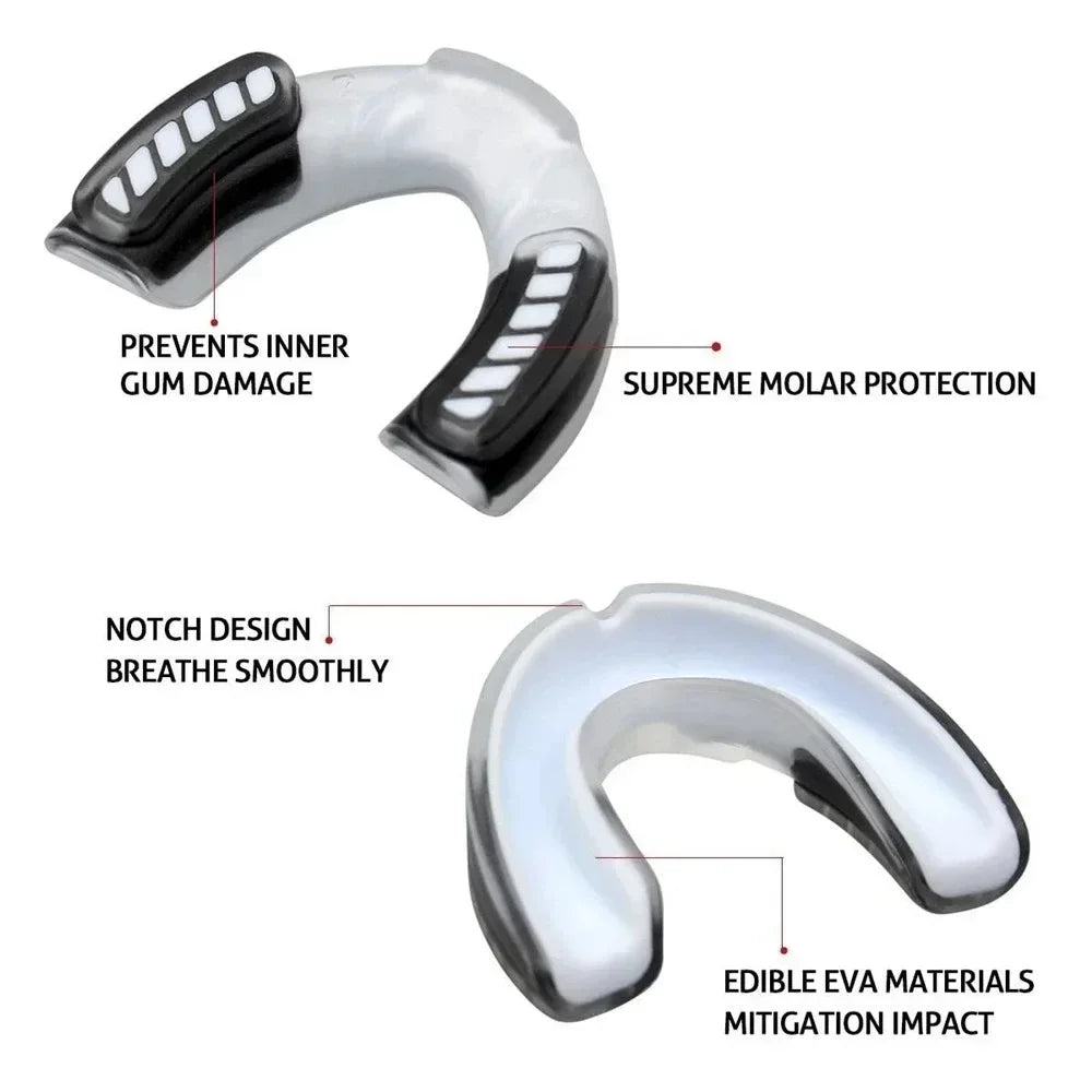 Mouth Guard Anti-molar Braces Sports Boxing Basketball Rugby Karate EVA Teeth Protector Adult Children Mouthguard Tooth Brace