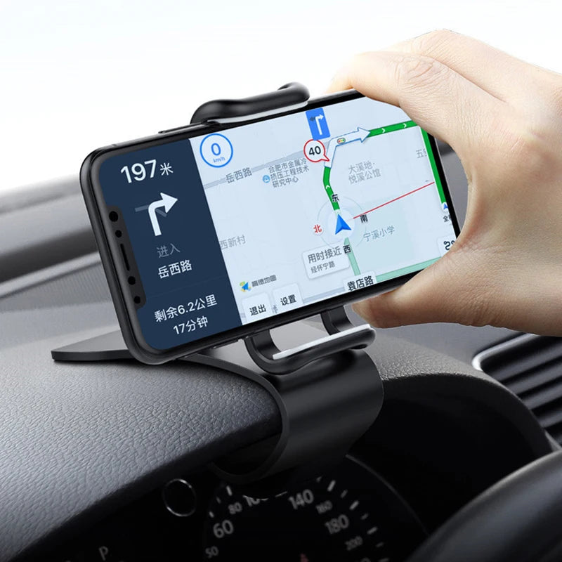 360° Rotatable Car Phone Holder Universal Smartphone Stands Car Rack Dashboard Support for Auto Grip Mobile Phone Fixed Bracket