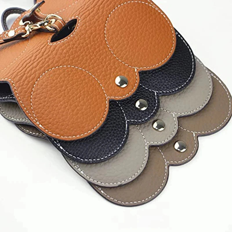 New PU Sunglasses Bag Portable Eyeglass Case Sunglasses Protection Cover Cute Eyeglass Clip Simple Eyeglass Bag Pendant