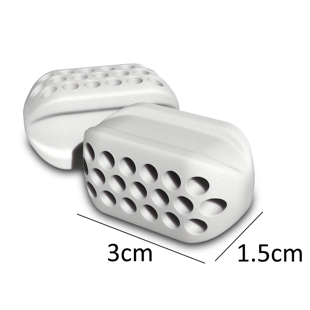 One Set Fitness Face Masseter Facial Pop Go Mouth Jaw Exerciser Muscle Chew Ball Chew Bite Breaker Training with Box