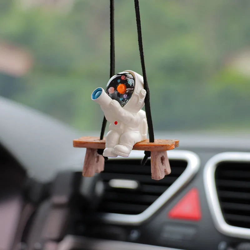 Car Accessories Interior Fun Ornaments Adorn Decors Car Decoration Creative Astronaut Pendant